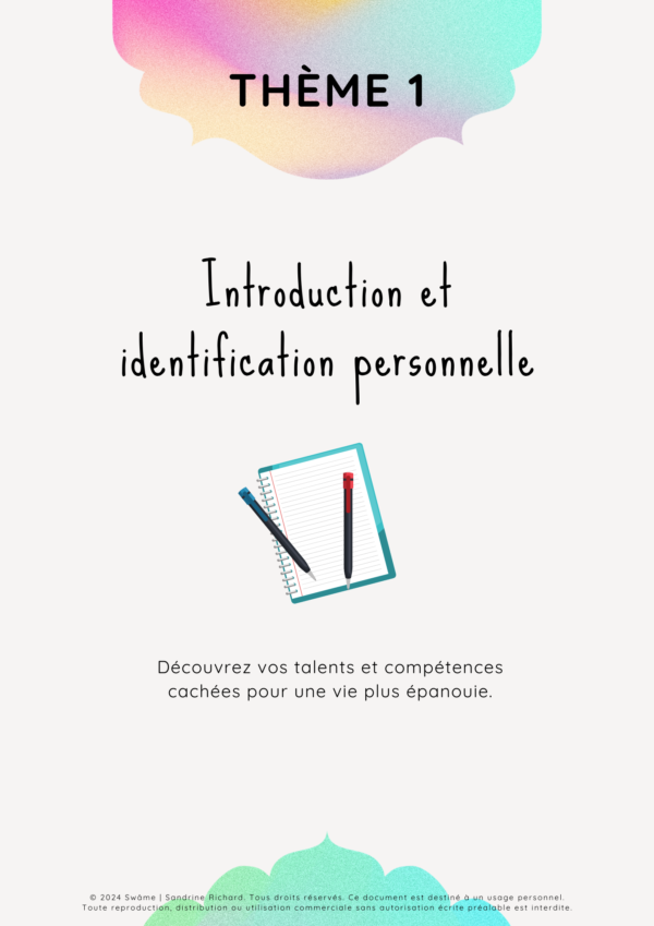 Guide pratique pour les multipotentiels - Theme 1